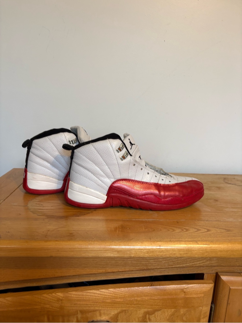 Air Jordan 12 Retro 'Cherry' (2009) high-top basketball sneakers, size 12